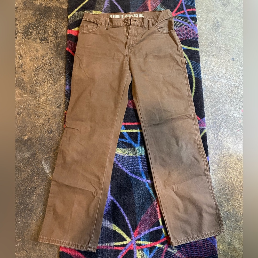 Brown Dickies 30x30 Carpenter Pants